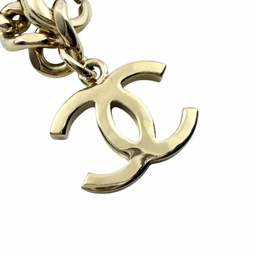 Chanel Cc Logo Chain Bracelet Metal #256929C11B - Picture 4 of 6